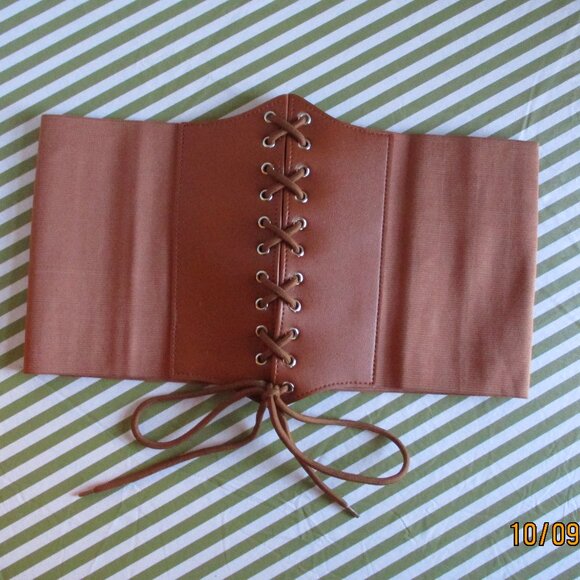 Lace-Up Corset Belt - Picture 1 of 6